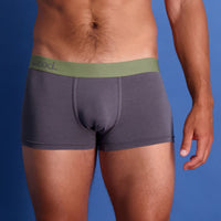 Trunk Style Briefs in Iron by Wood Underwear