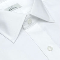 The Worthington - Wrinkle-Free Royal Oxford Cotton Dress Shirt in White by Cooper & Stewart