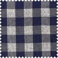 'Walden' Navy and Grey Check Long Sleeve Beyond Non-Iron® Cotton Sport Shirt by Batton