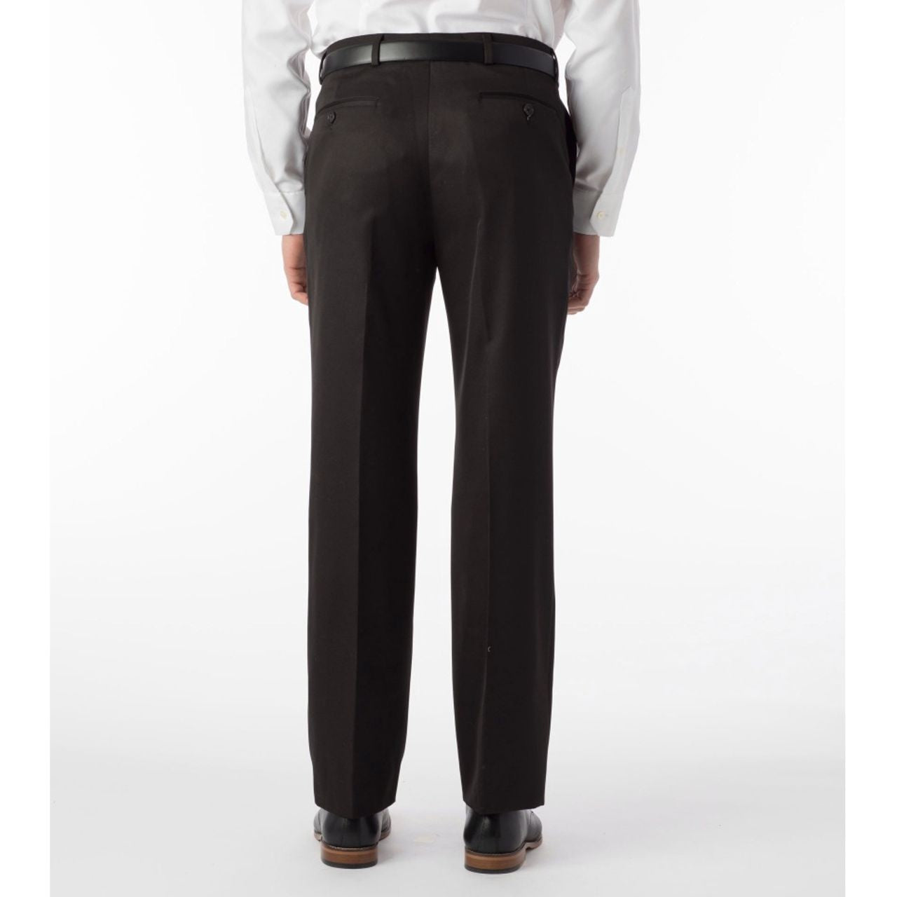 Comfort-EZE Micro Nano Performance Gabardine Trouser in Black (Dunhill Traditional Fit) by Ballin