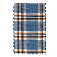 Summer Check Shorts in Blue and Orange by Ballin