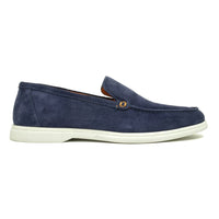 Rio Casual Suede Loafer in Navy by Alan Payne Footwear