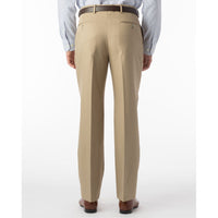 Comfort-EZE Micro Nano Performance Gabardine Trouser in Tan, Size 36 (Dunhill Traditional Fit) by Ballin