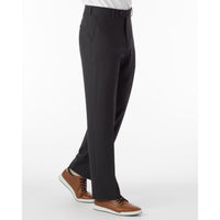 Comfort-EZE Commuter Bi-Stretch Gabardine Trouser in Charcoal (Flat Front Models) by Ballin