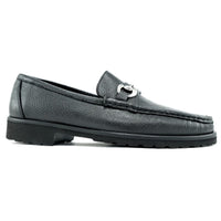 Walker II Genuine Deerskin Bit Loafer in Black (Size 9) by Alan Payne Footwear