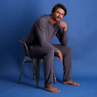 Tailored Lounge Pant in Iron by Wood Underwear