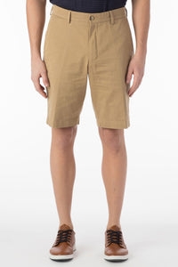 Pima Twill True Khaki Shorts in British Tan by Ballin
