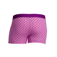 Boxer Brief w/ Fly in Purple Interlock by Wood Underwear