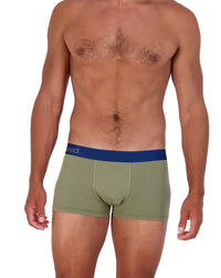 Trunk Style Briefs in Olive by Wood Underwear