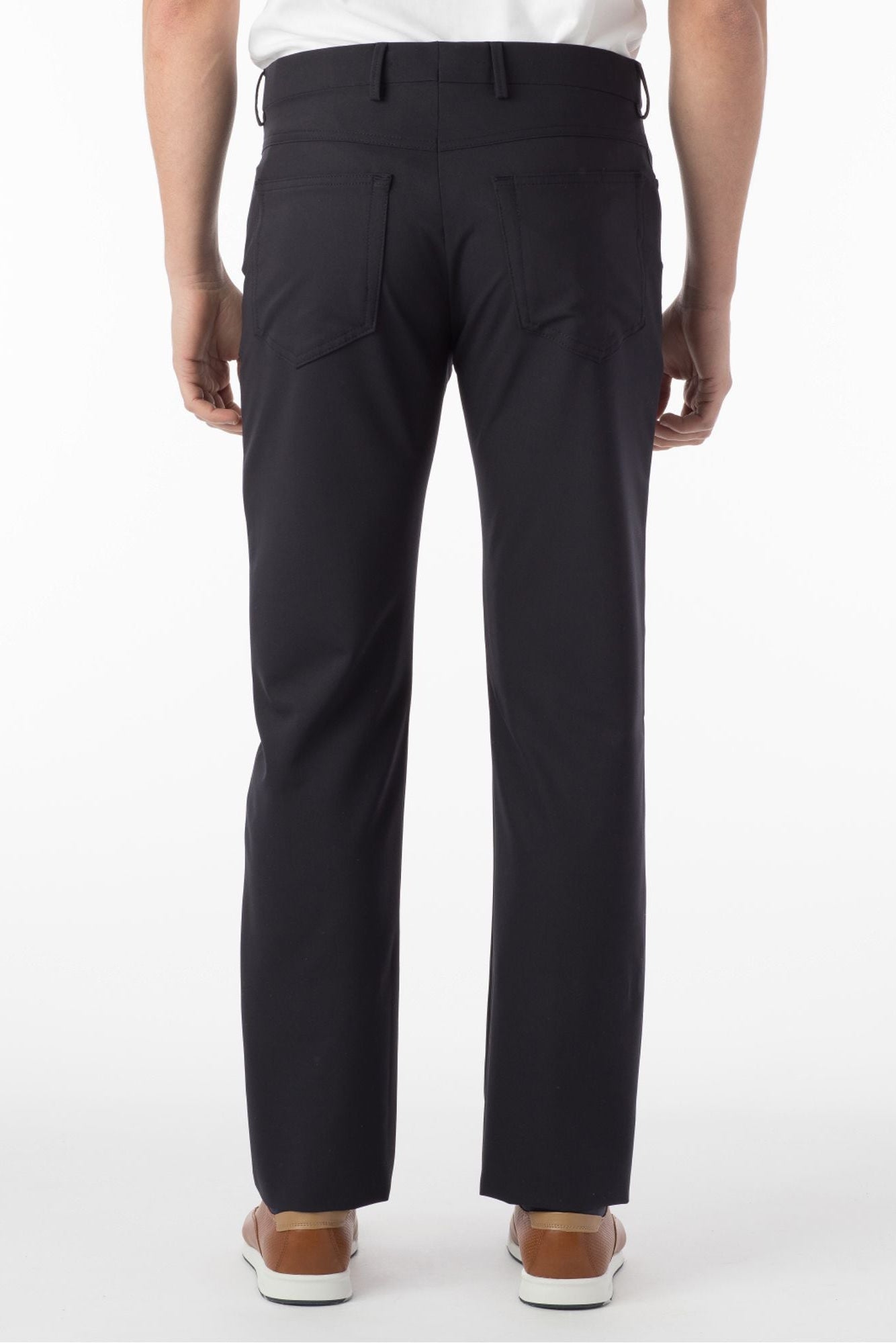 Comfort-EZE 5-Pocket Commuter Bi-Stretch Gabardine Pant in Navy, Size 35 (Connor Modern Fit) by Ballin
