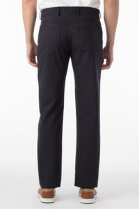 Comfort-EZE 5-Pocket Commuter Bi-Stretch Gabardine Pant in Navy, Size 35 (Connor Modern Fit) by Ballin