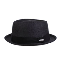 'Pork Pie' Style Paper Straw Hat (Choice of Colors) by Wigens