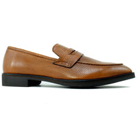 Zurich Deerskin Penny Loafer in Whiskey by Alan Payne Footwear