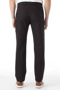 Comfort-EZE 5-Pocket Commuter Bi-Stretch Gabardine Pant in Black, Size 36 (Connor Modern Fit) by Ballin