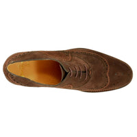 Juan Suede Wingtip Oxfords in Brown by Alan Payne Footwear