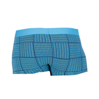 Trunk Style Briefs in Blue Houndstooth by Wood Underwear