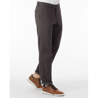 Perma Color Pima Twill Khaki Pants in Pavement (Flat Front Models) by Ballin