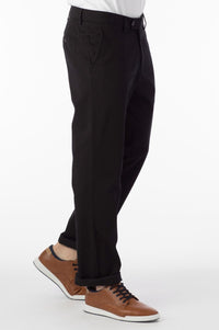 Perma Color Pima Twill Khaki Pants in Black (Size 40 - Atwater Modern Fit) by Ballin
