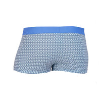 Trunk Style Briefs in Steel Blue Rings by Wood Underwear