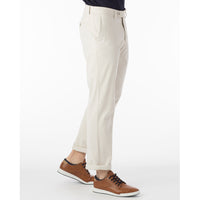 Perma Color Pima Twill Khaki Pants in Bone (Flat Front Models) by Ballin