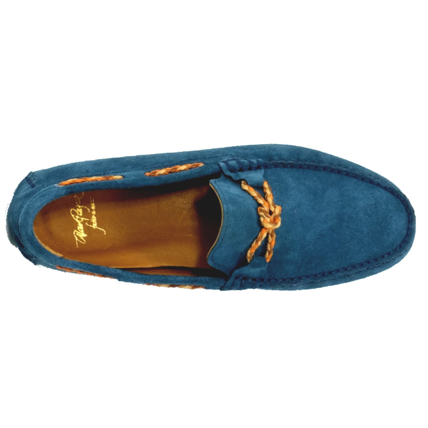 Antioch Suede Lace Loafer in Indigo by Alan Payne Footwear