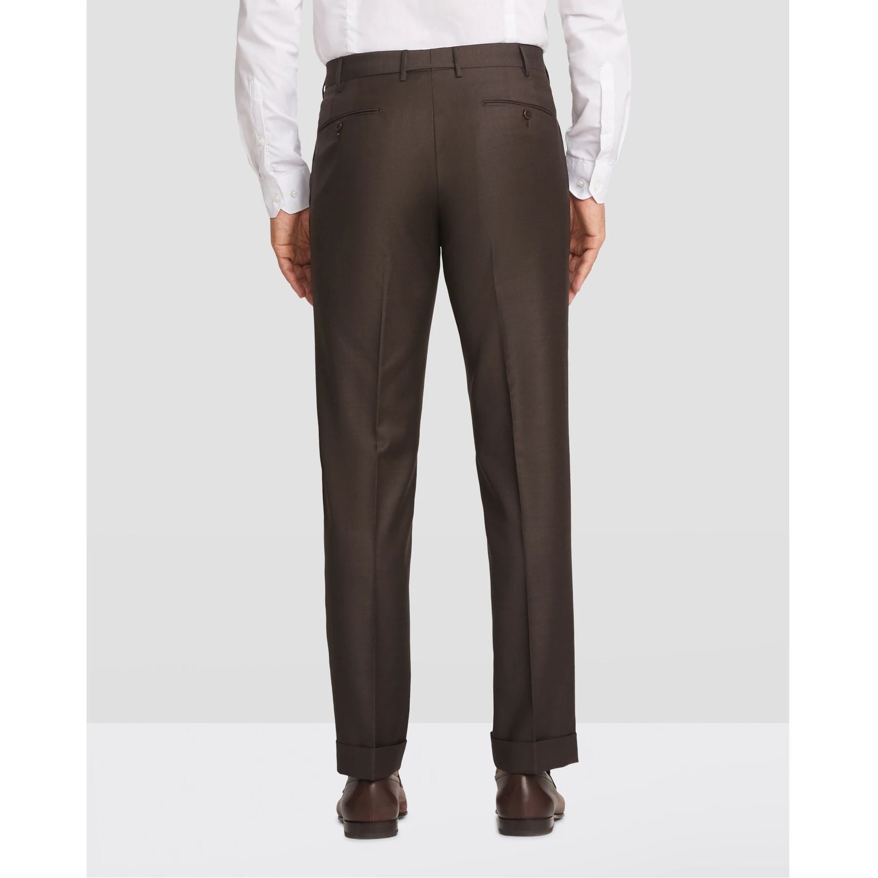 zanella classic wool dress pants Zanella Mens 38x28 Pleated 100% Wool Trousers Pants Gray Plaid Flat Front EUC