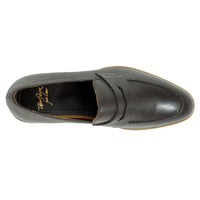 Zurich Deerskin Penny Loafer in Brown by Alan Payne Footwear