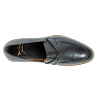 Geneva Deerskin Loafer in Brown by Alan Payne Footwear