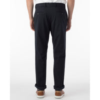 Perma Color Pima Twill Khaki Pants in Navy, Size 35 (Atwater Modern Fit) by Ballin