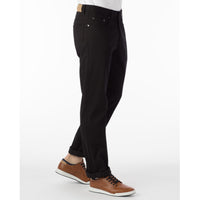 Perma Color Pima Twill 5-Pocket Pants in Black (Crescent Modern Fit) by Ballin