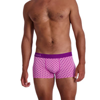 Trunk Style Briefs in Purple Interlock by Wood Underwear