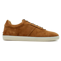 Zeus Lace-Up Sneaker in Whiskey Suede by Alan Payne Footwear
