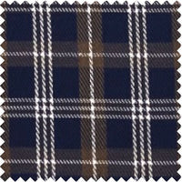 'Osvaldo' Navy, Olive, and White Plaid Long Sleeve Beyond Non-Iron® Cotton Sport Shirt by Batton