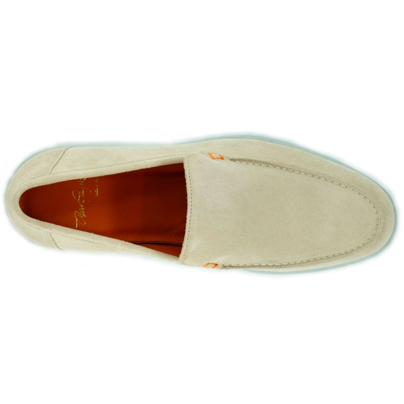 Rio Casual Suede Loafer in Sand by Alan Payne Footwear