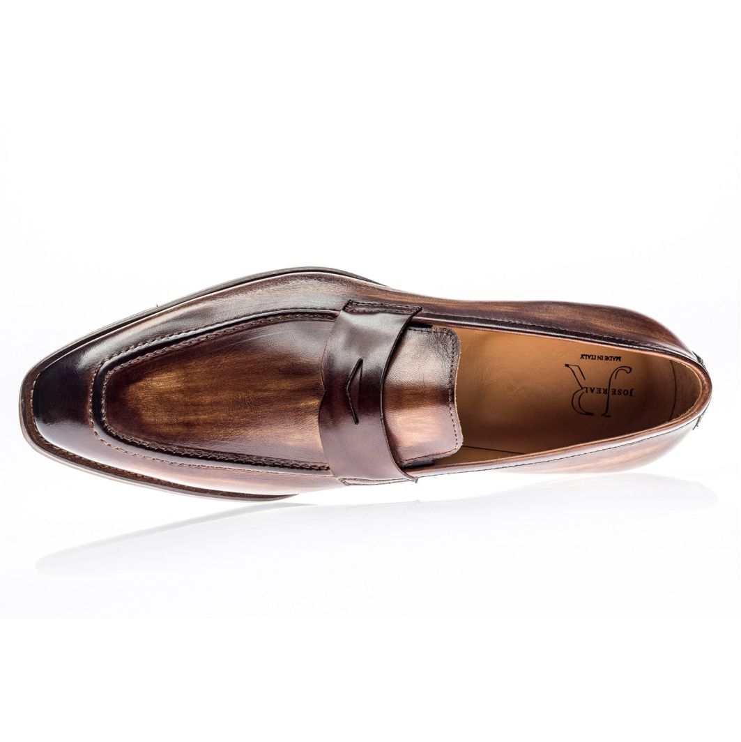 Amberes Loafer in Slavato Cuoio by Jose Real
