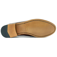 Snaffle Sheepskin Bit Loafer in Brown by Alan Payne Footwear