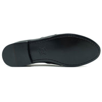 Barney Deerskin Penny Loafer in Black (Size 12) by Alan Payne Footwear
