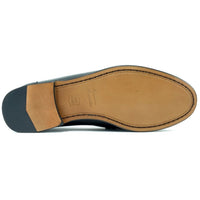 Snaffle Sheepskin Bit Loafer in Black by Alan Payne Footwear
