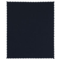 Super 130s Loro Piana Wool Gabardine Flat Front Trouser in Navy by 6 East by Ballin