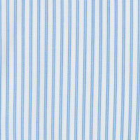 The Franklin Blue - Wrinkle-Free Satin Stripe Cotton Dress Shirt by Cooper & Stewart