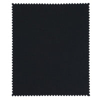 Super 130s Loro Piana Wool Gabardine Flat Front Trouser in Black, Size 32 (Park Traditional Fit) by 6 East by Ballin