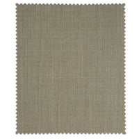 Super 130s Loro Piana Wool Gabardine Flat Front Trouser in Tan, Size 35 (Park Traditional Fit) by 6 East by Ballin