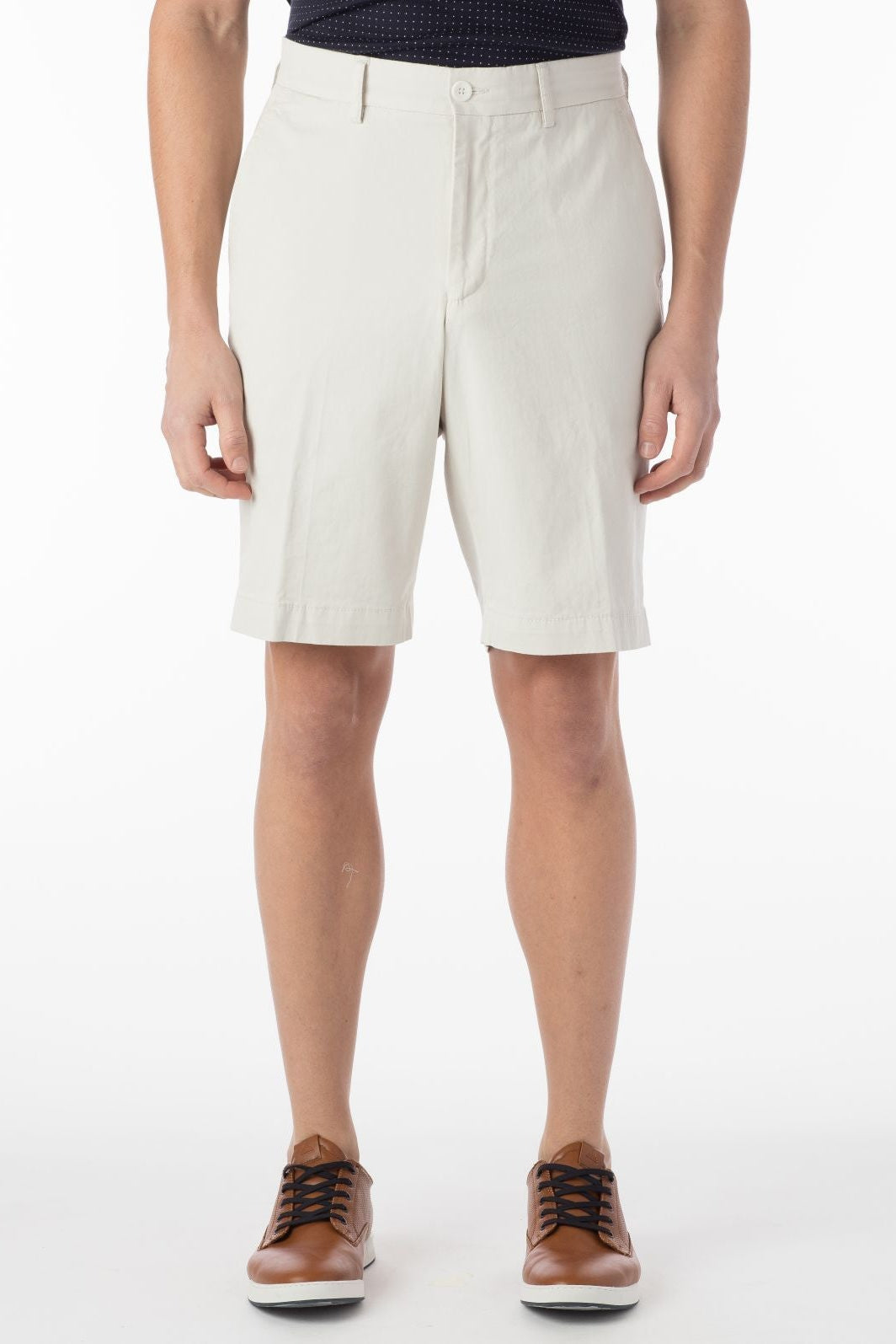 Pima Twill True Khaki Shorts in Stone (Size 31) by Ballin