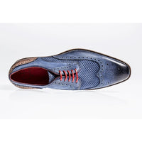 Amberes Sport Wingtip Oxford in Blue by Jose Real