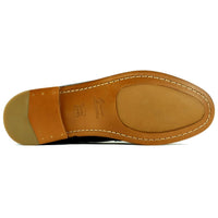 Hilton Sheepskin Braided Bit Loafer in Tan by Alan Payne Footwear