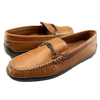 Lace Bit Driver in Gridiron Brown Tumbled Leather by T.B. Phelps