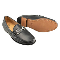 Ventura Sheepskin Bit Loafer in Black by T.B. Phelps