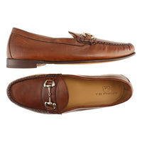 Ventura Sheepskin Bit Loafer in Pecan by T.B. Phelps