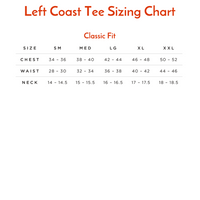 Melange Crew Neck Peruvian Cotton Tee Shirt in Light Blue Mélange by Left Coast Tee