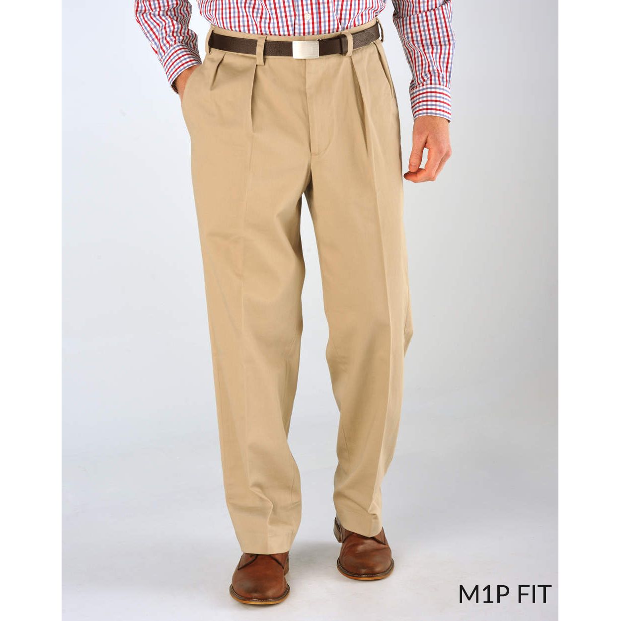 M1P Pleated Relaxed Fit Original Twills in Khaki (Size 30 x 32) by Bills Khakis